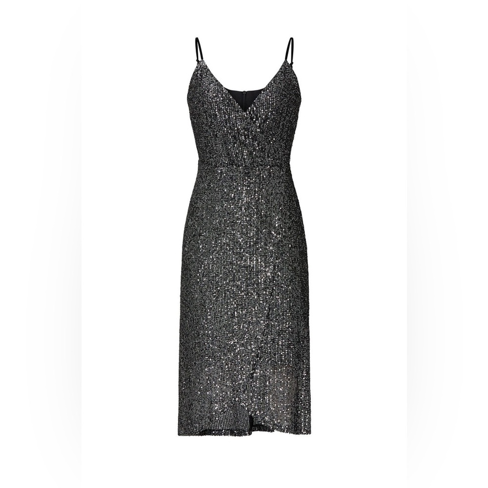 BLACK SEQUIN DRESS SPARKLY DRESS NEW YEARS CHRISTMAS EVENTS PARTY DRESS